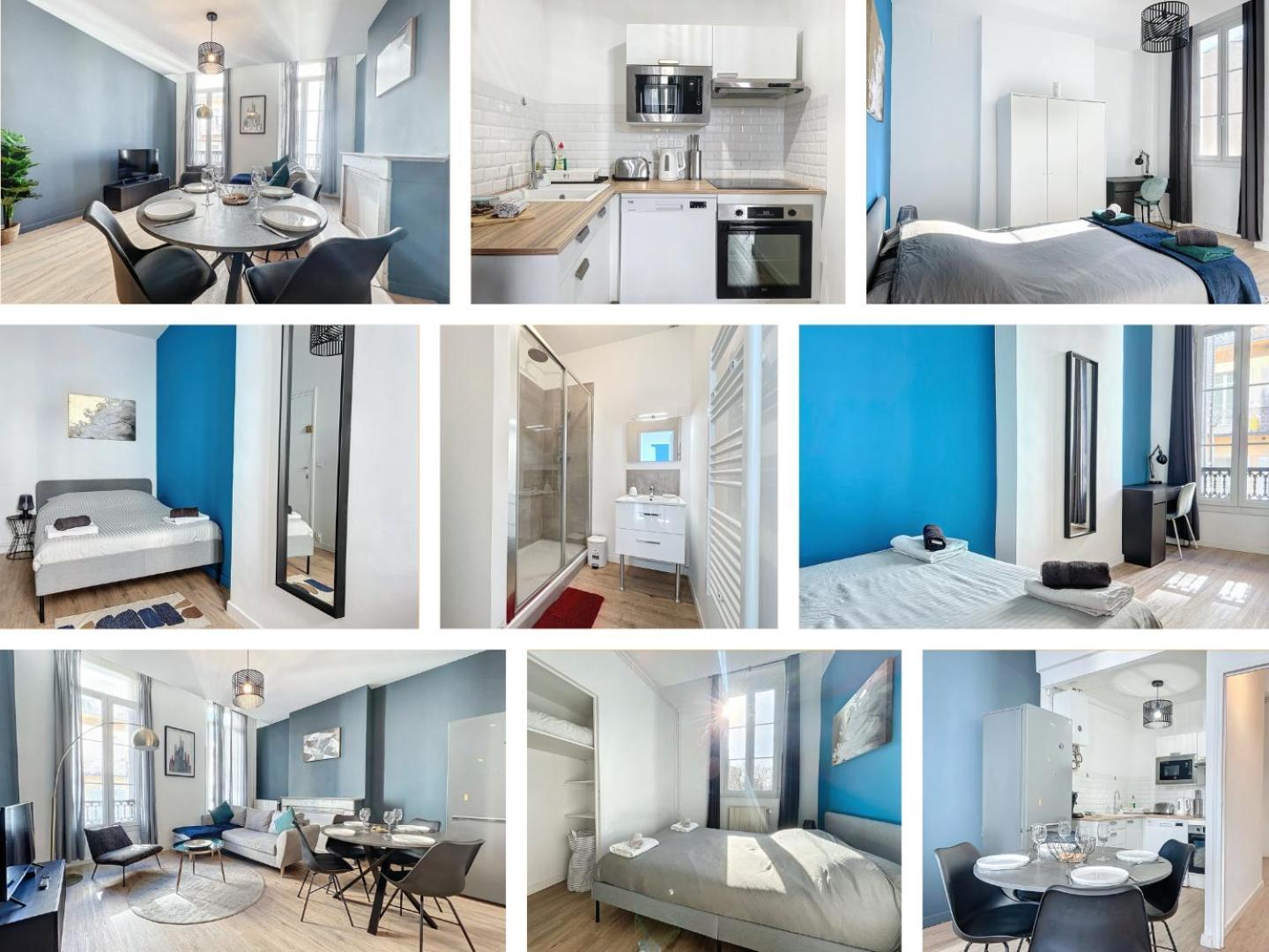 Grand Appartement Central - Trois Chambres - Les Freres De La Loc' Марсель Экстерьер фото