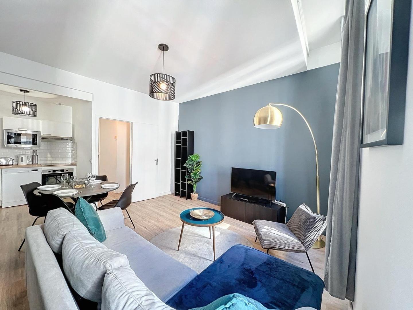 Grand Appartement Central - Trois Chambres - Les Freres De La Loc' Марсель Экстерьер фото